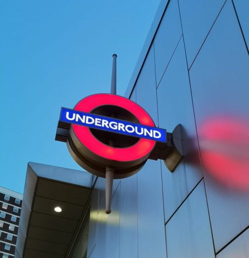 disseny de marca de l'undergroung de Londres