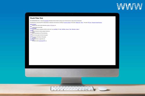 la primera pàgina web
